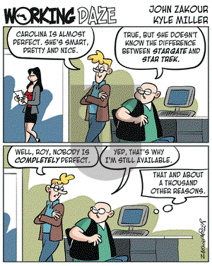 Working Daze on Friday March 25, 2005 Comic Strip