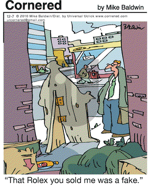 Cornered on Tuesday December 7, 2010 Comic Strip