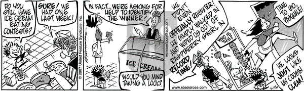 Rose is Rose on Monday July 16, 2007 Comic Strip