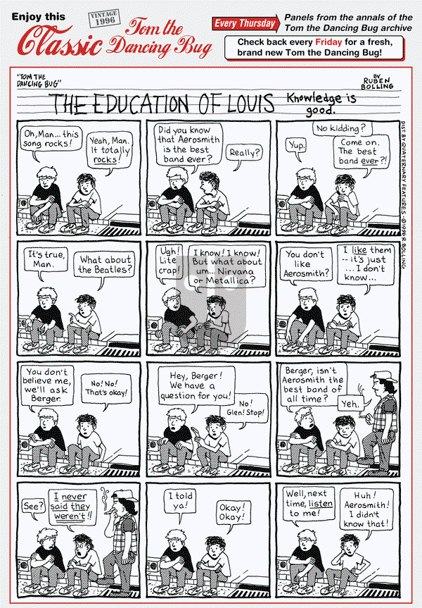 Tom the Dancing Bug on Thursday January 14, 2021 Comic Strip