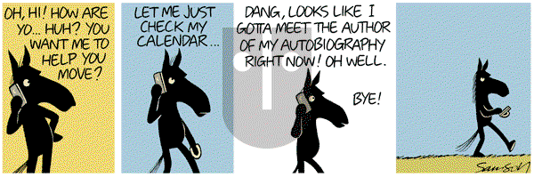 Dark Side of the Horse on Saturday March 12, 2011 Comic Strip