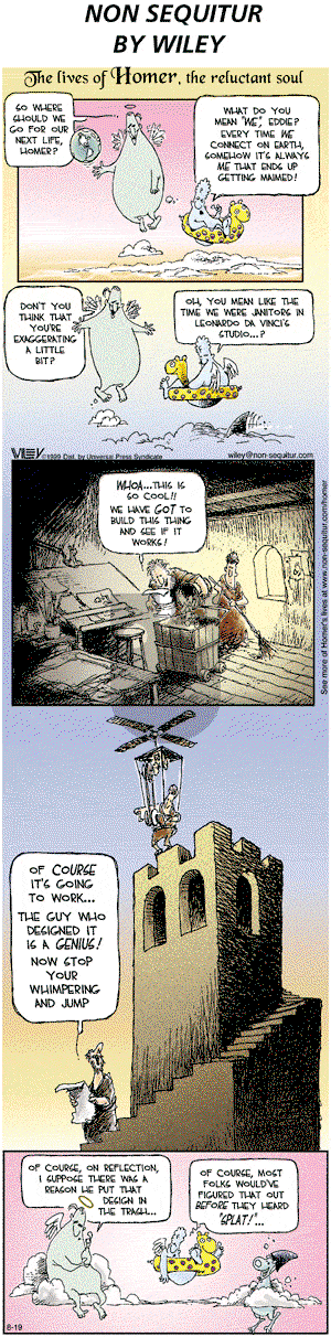 Non Sequitur on Tuesday March 5, 2002 Comic Strip