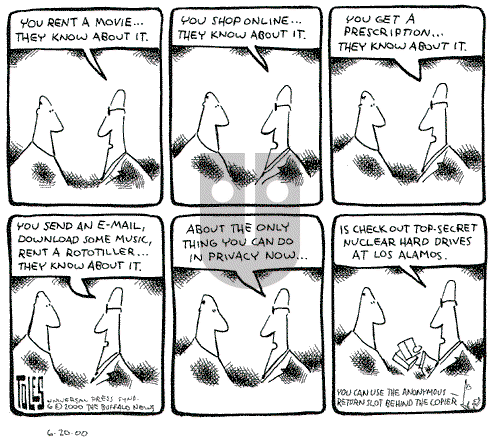 Tom Toles on Sunday October 8, 2000 Comic Strip