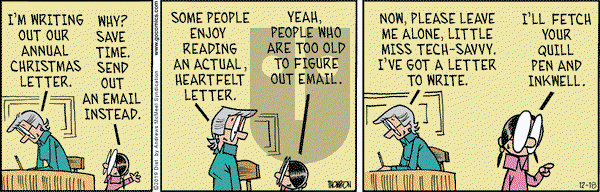 Grand Avenue on Wednesday December 18, 2019 Comic Strip