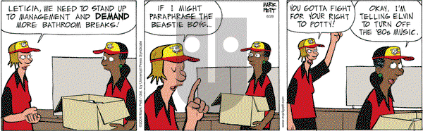 Lucky Cow on Saturday August 28, 2004 Comic Strip