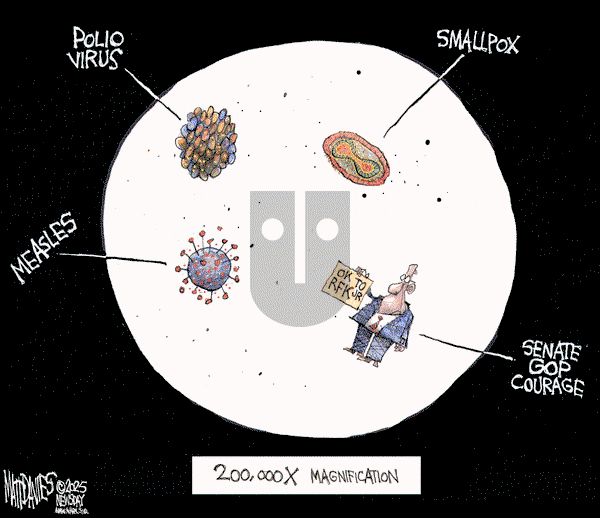 Matt Davies - Friday February 14, 2025 Comic Strip