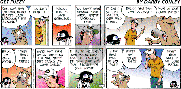Get Fuzzy on Sunday November 20, 2011 Comic Strip