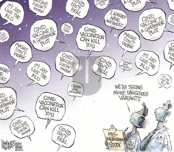 Matt Davies on Tuesday February 16, 2021 Comic Strip