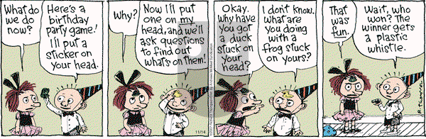 Cul de Sac on Tuesday November 14, 2017 Comic Strip