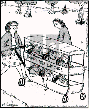 Close to Home on Wednesday March 8, 2006 Comic Strip