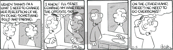 Drabble on Saturday February 5, 2000 Comic Strip