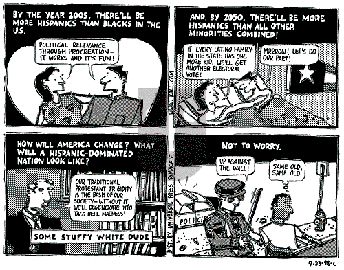 Ted Rall on Monday July 27, 1998 Comic Strip