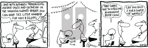 The Duplex on Thursday February 13, 1997 Comic Strip