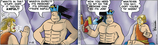 Alley Oop on Wednesday July 13, 2016 Comic Strip