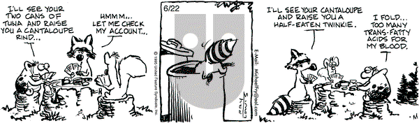 Over the Hedge on Thursday June 22, 1995 Comic Strip