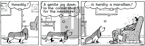 Fred Basset on Saturday May 8, 2004 Comic Strip