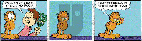 Garfield - Saturday January 22, 2005 Comic Strip