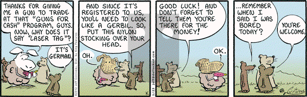 DeFlocked on Monday January 23, 2012 Comic Strip
