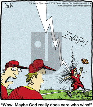 In the Bleachers on Monday February 8, 2016 Comic Strip