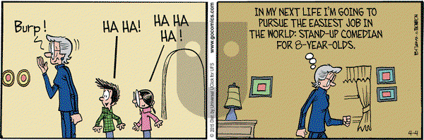 Grand Avenue on Saturday April 4, 2015 Comic Strip