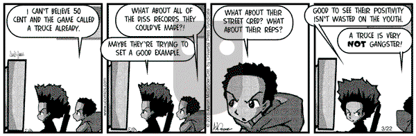 The Boondocks on Tuesday October 23, 2012 Comic Strip