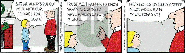 The Born Loser on Monday December 24, 2018 Comic Strip