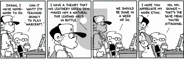 FoxTrot on Thursday September 12, 2002 Comic Strip