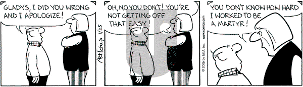 The Born Loser on Wednesday January 25, 2006 Comic Strip