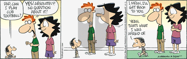 Baby Blues on Thursday October 2, 2014 Comic Strip