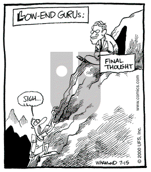 Reality Check on Saturday July 15, 2000 Comic Strip