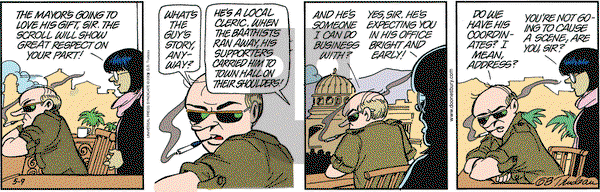 Doonesbury on Friday May 9, 2003 Comic Strip