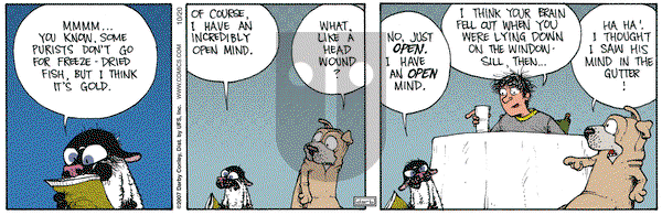 Get Fuzzy on Saturday October 20, 2007 Comic Strip