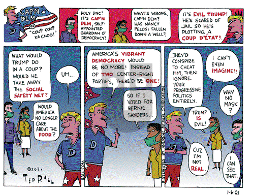 Ted Rall on Wednesday January 6, 2021 Comic Strip