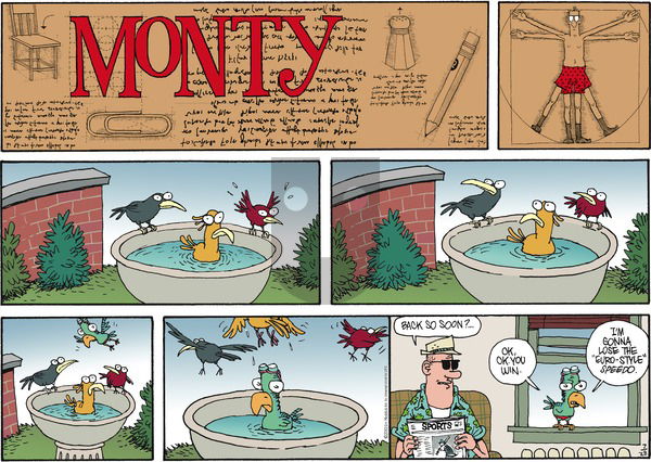Monty on Sunday July 28, 2013 Comic Strip
