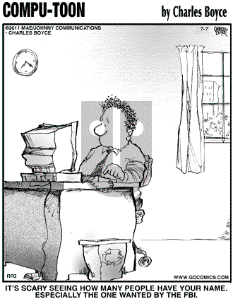 Compu-toon on Thursday July 7, 2011 Comic Strip