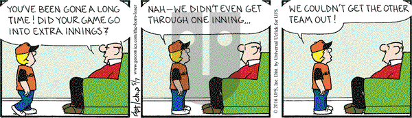 The Born Loser on Saturday May 7, 2016 Comic Strip