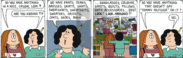 Cathy Classics on Friday October 1, 1999 Comic Strip