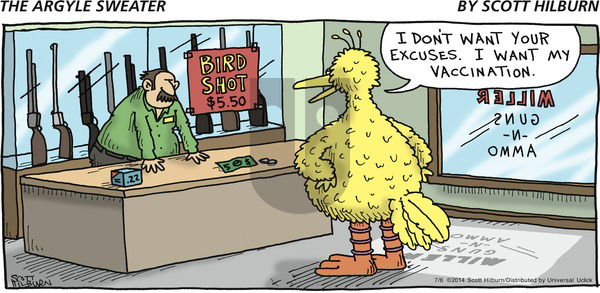 The Argyle Sweater on Sunday July 6, 2014 Comic Strip