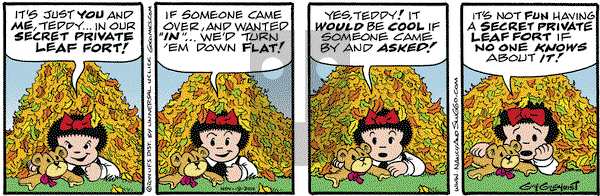 Nancy on Wednesday November 19, 2014 Comic Strip