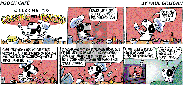 Pooch Cafe on Sunday September 7, 2003 Comic Strip