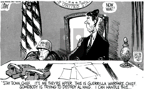 Pat Oliphant - Wednesday November 4, 1981 Comic Strip
