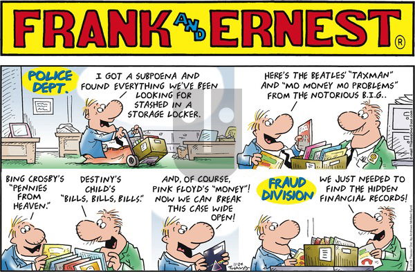 Frank and Ernest on Sunday November 24, 2019 Comic Strip