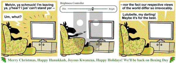 Dark Side of the Horse on Thursday December 24, 2015 Comic Strip