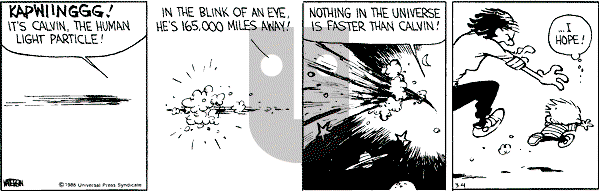 Calvin and Hobbes - Friday March 4, 1988 Comic Strip