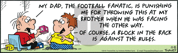 Frank and Ernest on Friday November 8, 2019 Comic Strip