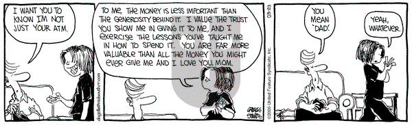 The Buckets on Thursday March 3, 2005 Comic Strip
