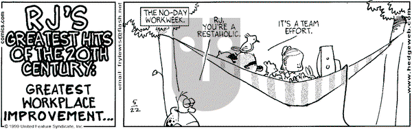 Over the Hedge on Saturday May 22, 1999 Comic Strip
