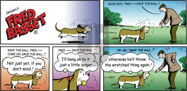 Fred Basset on Sunday June 18, 2017 Comic Strip