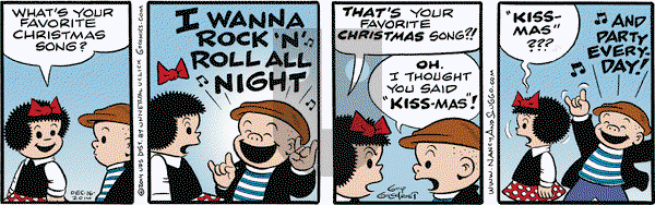 Nancy on Tuesday December 16, 2014 Comic Strip