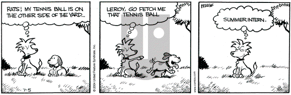 Grand Avenue on Monday July 5, 2004 Comic Strip